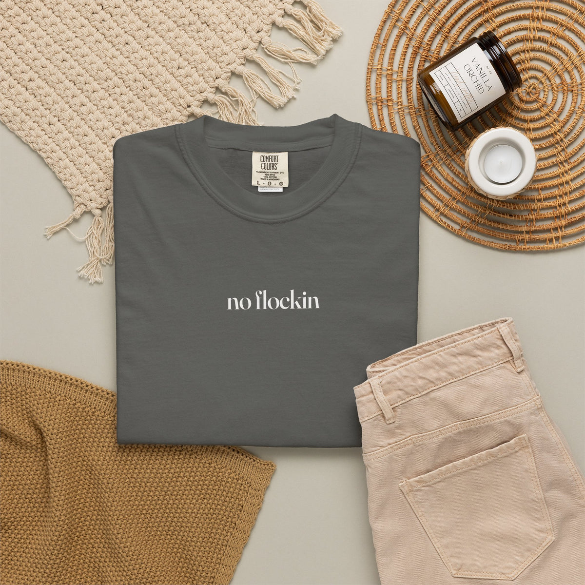no flockin tee