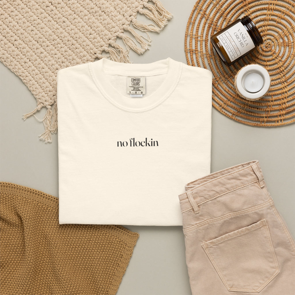 no flockin tee ALT