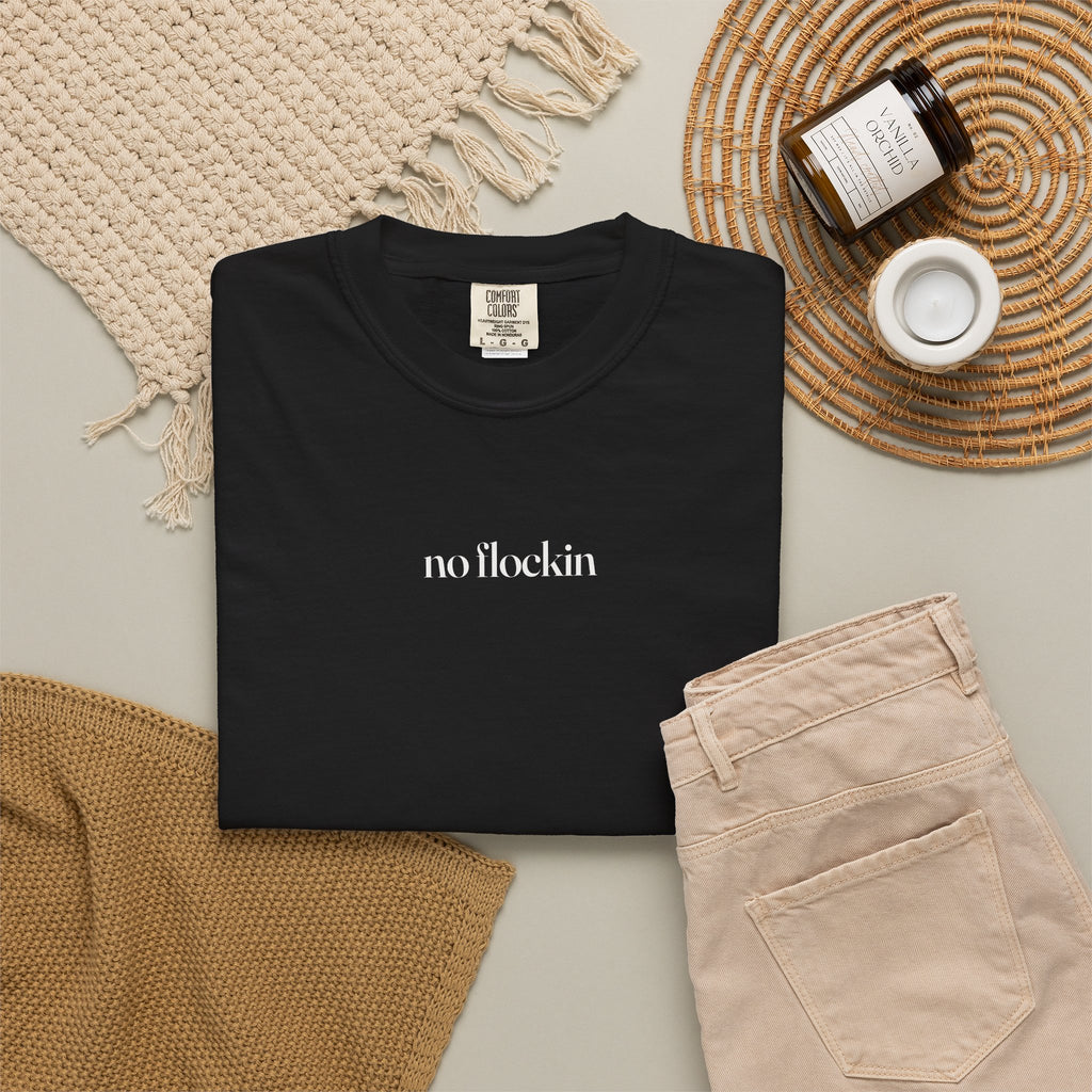 no flockin tee