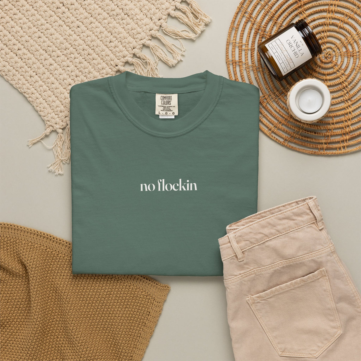 no flockin tee